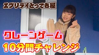 【クレーンゲーム】10分間チャレンジ　エブリディとってき屋さん