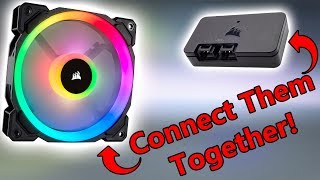 Corsair LL Fan Into Lighting Node Pro WITHOUT FAN HUB!