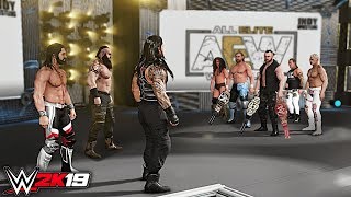 WWE 2K19 Custom Story - WWE Superstars Invades AEW for Universal Title ft. Cody, Rollins - Part 3