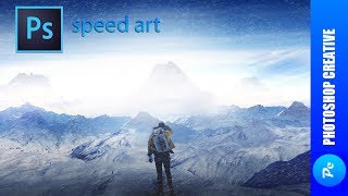Speed Art - Ледяная пустошь (#Photoshop) | PhotoshopCreative