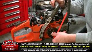 How to Replace a Sprocket on a Husqvarna 340, 345, 346, 350, 351, 353 Chainsaw