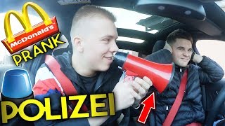 McDonalds PRANK | POLIZEI wegen MEGAPHONE ?! | FLEX IT