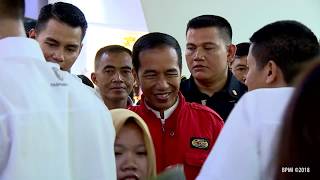 Presiden Jokowi Mengunjungi Mall Ciputra Simpang Lima  Semarang, 19 Oktober 2018