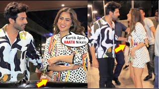 Sara Ali Khan & Kartik Aryan Cannot Keep Their HANDS & EYES Off Each Other #sartik #loveaajkal
