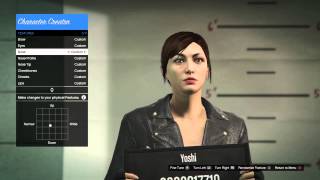 Female Character Creation #1 (GTA Online) (PS4)