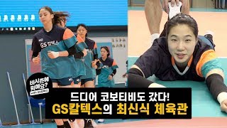 [비시즌에 뭐해요] 드디어 코보티비도 갔다!!! GS칼텍스의 초특급 울트라 최신식 청평 체육관!!!