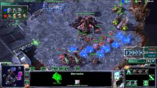 StarCraft 2 - SC390 - Slush (Z) vs Fenix (T) on Scrap Station Part 1