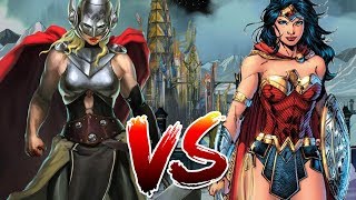 Wonder Woman VS Thor (Jane Foster) | BATTLE ROYALE