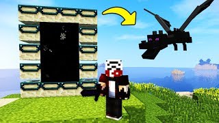 MİNECRAFT END DÜNYASININ EN GÜÇLÜ EJDERHASI İLE KAPIŞMAK - Minecraft