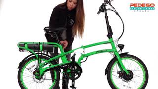 How to Fold the Pedego Latch Electric Folding Bike
