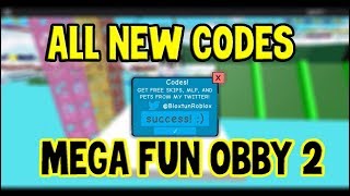 Mega Fun Obby 2 All New Codes | Roblox