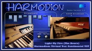 Virtual Vox Continental VST VST3 Audio Unit: Light My Fire (The Doors) Harmodion + Electric Mandolin