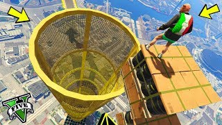 GTA 5 ONLINE ? PARKOUR PERICOLOSO !!! ? GARE PARKOUR ?N*262? GTA 5 ITA ? DAJE !!!