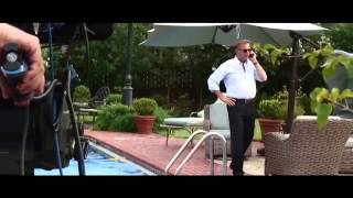 Kevin Costner on the movie set of "Black and White" presents JACQUES LEMANS