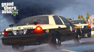 GTA 5 Tornado Mod - New & Improved! (Scary Twister Smashes Los Santos)