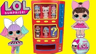 LOL SURPRISE LUXE Vending Machine Game with Fingerlings, Play Doh Confetti Toys | Ellie Sparkles