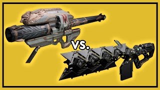 Destiny Rise of Iron: Gjallarhorn vs. Sleeper Simulant - Exotic Weapon Damage Comparison