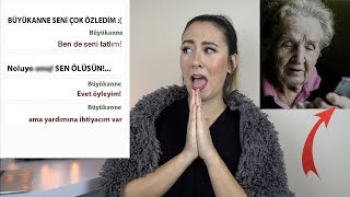 GECE 3'TE ÖLÜ BÜYÜKANNEMDEN MESAJ GELDİ | Korkunç Mesajlaşmalar