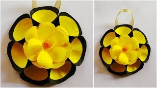 HIASAN DINDING DARI KERTAS | DIY PAPER WALL DECORATION IDEA