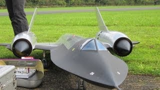 Roger Knobel ( A-12) SR-71 Blackbird Giant Remote Control Turbine Jet