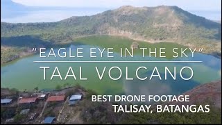 Taal Volcano, before the eruption: Crater Lake within a lake: Best Drone footage:" Eye in the Sky”