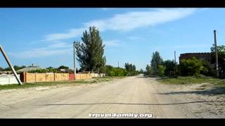 Отдых на Арабатской стрелке: улица Морская в Счастливцево