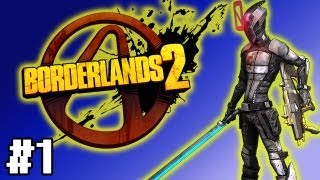 Let's Play Borderlands 2 - Part 1 - REBECCA BLACK!? | Walkthrough | Gameplay | Commentary (PC/HD)