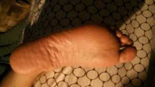 Now is the daughter (my wife) turn to show her soles.