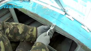 Установка стекла на лодку Казанка 1 (Южанка)