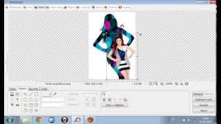 tutorial PhotoScape-Como hacer una silueta linda y facil