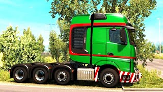 ETS2 Heavy Cargo Pack DLC - 8x4 Mercedes-Benz New Actros Trailer Pick Up