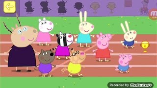 Peppa Pig Sports Day : Peppa Pig George Suzy Pedro Pony Zoe Zebra Rebecca Coniglio