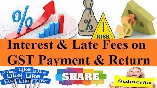 Interest Rate And Late Payment Fee On GST Return & Payment In Hindi | GST Video