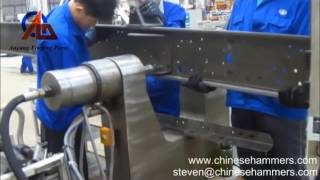 Hydraulique rivetage machine, camion machine à rivetage, Rivet Réglage machine