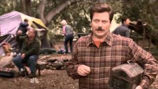 Ron Swanson Yoga