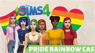 ? Sims 4 | PRIDE FLAG CREATE A SIM | ?
