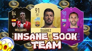 500K SQUAD BUILDER  FIFA 19 | MOST INSANE LA LIGA TEAM IN FIFA 19!!!