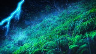 Tropical Thunderstorm with Rain Sounds White Noise | Sleep, Study, Focus | 10 Hours