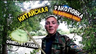 Засунул в КИТАЙСКУЮ РАКОЛОВКУ ВАРЁНОГО РАКА и ОФИГЕЛ от УЛОВА