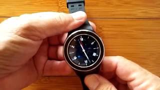 ZGPAX S99 SHARP Android 5.1 Round Smartwatch: Unboxing and 1st Look