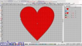 Аппликация с орнаментальным заполнением Wilcom EmbroideryStudio e1.5