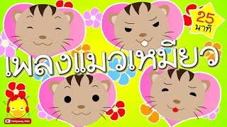 เพลงแมวเหมียว หนูมาลีมีลูกแมวเหมียว Cat Song | เพลงเด็ก indysong kids