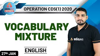 CDS Exam Preparation (2020) | English | Vocabulary Mixture
