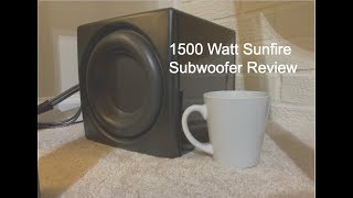Sunfire Super Junior Subwoofer: A Giant Slayer
