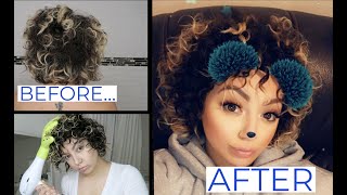 Updated Curly Hair Routine ( From Damaged Hair to Amazing Curls ) #princessmonet #curlyhair