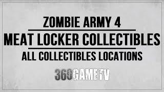 Zombie Army 4 Meat Locker Collectibles (Zombie Hands, Upgrade Kits, Documents, Comics etc)