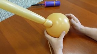 Соединение шара для моделирования с круглым воздушным шаром