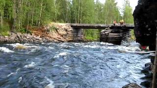 Река Калга, Северная Карелия, порог Утюг 2009