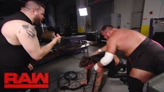 Kevin Owens and Samoa Joe take out Chris Jericho: Raw, April 3, 2017