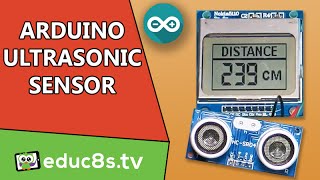 Arduino Tutorial: Ultrasonic Sensor HC SR04 distance meter with a Nokia 5110 LCD display